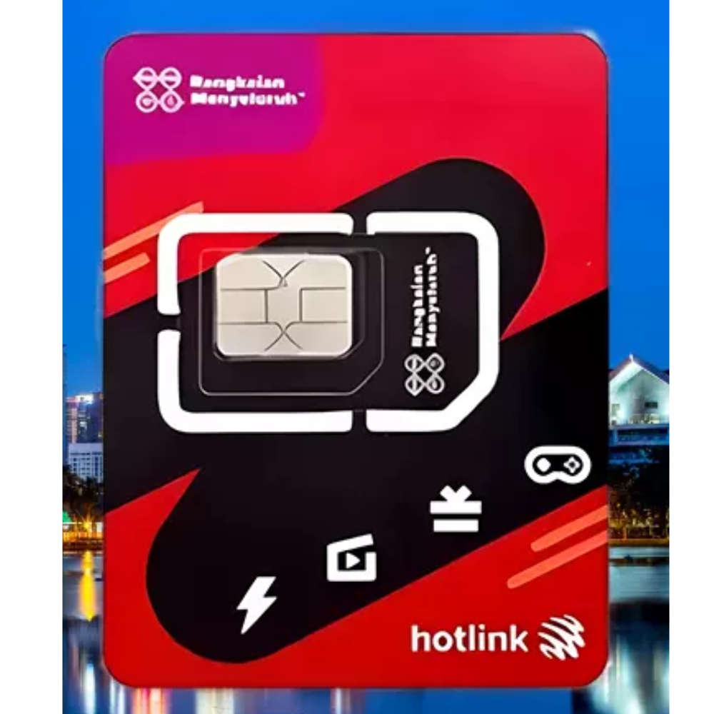 马来西亚Hotlink电话卡 原生注册SIM卡 支持WhatsApp/Telegram等主流App注册(此价格仅供参考，具体价格咨询客服)